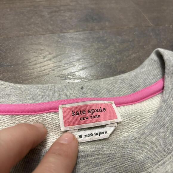 kate space New York bunny rabbit crewneck sweatshirt - Picture 7 of 7